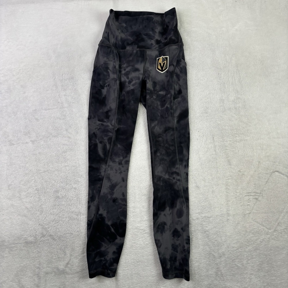 Lululemon Vegas Golden Knights VGK Leggings Yoga Pants Women's Size 2
